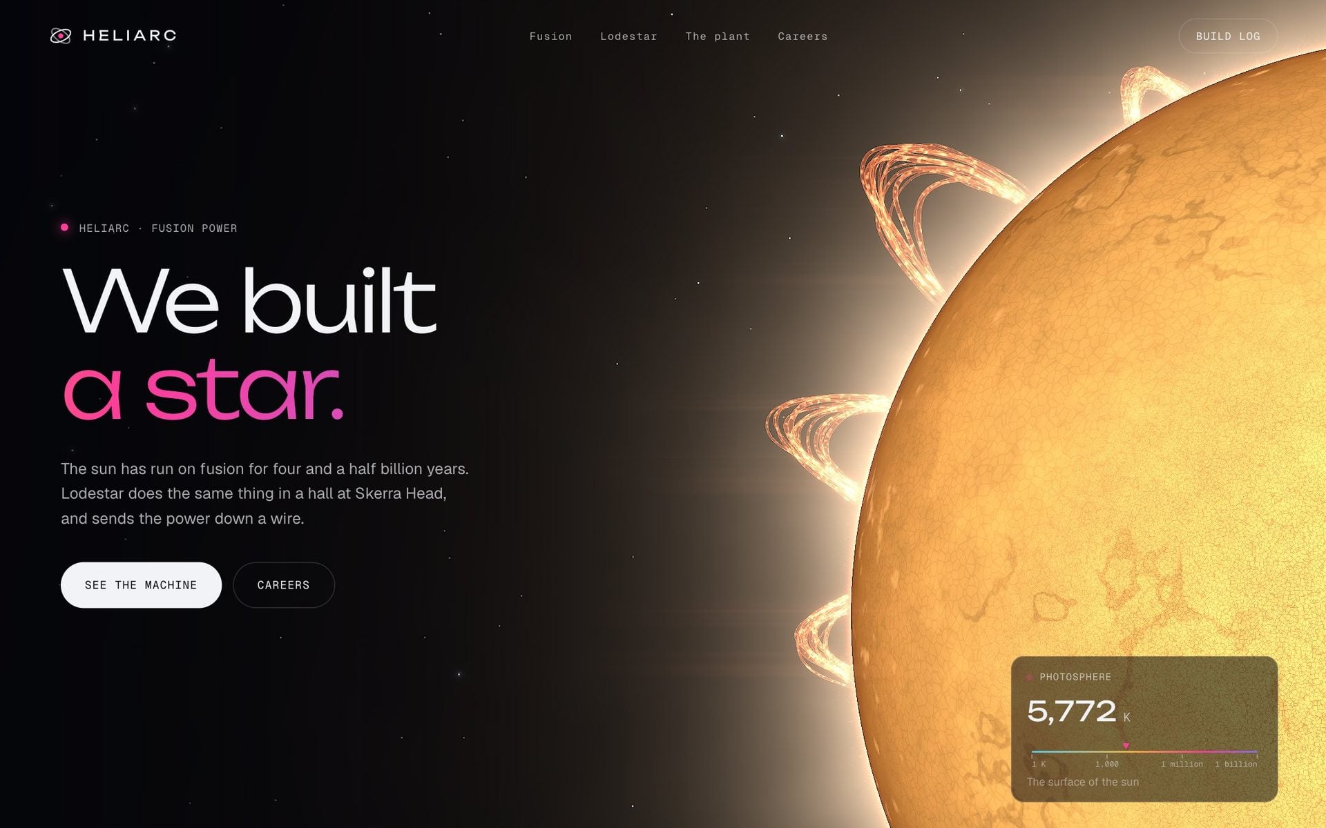 HELIARC: We built a star